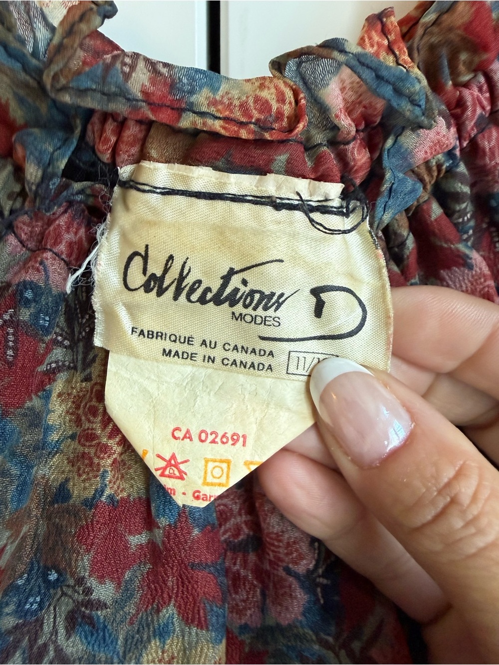 Vintage 70s Boho Floral Prairie Midi Dress | M - Picture 9 of 16